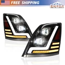 Pair Lh&rh Fit For Volvo Vnl Headlamp Assembly Truck 2004-2015 Full Led Black. Fixed Price $512.89.