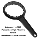 Filter Bowl Wrench For Paccar And Dde Engines Racor Style Ref# RK61680 & RK61730. Fixed Price $49.95.