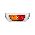 United Pacific 36145 Marker Light Double FURY,3 Led Amber And Red Clear. Fixed Price $34.51.
