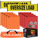 Vulcan Standard Oversize Load Banners, Multi-color Flags & Magnets Kit. Fixed Price $122.99.