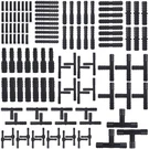 115PCS Universal Vacuum Line Fittings Kit - 12 Size Hose Connectors Assortment. Fixed Price $11.49.