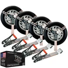 Lasso Car Tie Down - Flat Hooks 2X96" 4 Pack Silver Series 3300 Lbs Swl. Fixed Price $97.99.