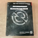Detroit Diesel Mbe 4000 Mercedes Engine Service Workshop Repair Manual Guide. Fixed Price $149.99.