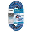 Extension Cord 50FT Prime All-weather 12/3 Lighted Ends Flexible Cold LT530830. Fixed Price $117.32.