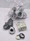 10 Alcoa 001551 Wheel Cover - For 1.5" Hex Ball Seat Nut, Chrome,w Clamps. Fixed Price $40.00.