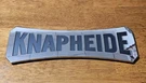 Knapheide Tailgate Emblem Chrome Nxg 12315735 New With Sticky Backing. Fixed Price $45.00.