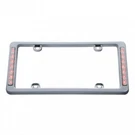 United Pacific Chrome License Plate Frame W Red Led Third Brake Light 50122. Fixed Price $34.92.