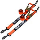 Vulcan Car Tie Down, Twisted Snap Hooks - 96", 2 Pack Proseries 3300 Lbs Swl. Fixed Price $61.99.