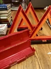 Cortina Strato Flare 219 Emergency Warning Triangle Kit. Fixed Price $25.00.