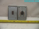QTY=2: FSFDCM2KON Device Box Toggle Switch Covers 4-1/2" 2-7/8". Fixed Price $39.60.