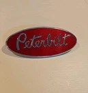 Peterbilt Emblem 8" Hood Nameplate Logo Oem 20-19280. Fixed Price $119.00.