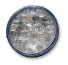 Maxxima M42324 White Clear 18 Led 4" Round Reverse Back Up Light Grommet Mount. Fixed Price $80.84.