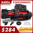 X-bull 10000LBS Electric Winch 12V Synthetic Rope Off-road Towing Truck 4WD Jeep. Fixed Price $299.90.