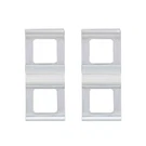(2) Chrome Plastic Switch Covers Openings For 08-17 Freightliner Cascadia. Fixed Price $12.49.