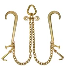 Vulcan G70 Tow Chain Bridle - 15" & 4" J Hooks 47" 4700 Lbs Swl. Fixed Price $84.99.