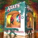 Vintage Jumbo Bauble Christmas Ornament Stats Blown Glass Pink Handmade 6" Rare. Fixed Price $67.99.