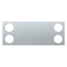United Pacific 21433 Stainless Steel Rear Center Tail Light Panel With Four 4". Fixed Price $134.06.