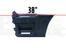 Rear Fairing Side Skirt Panel Left Driver 38" Volvo Vnl Old Gen 2004-2017. Fixed Price $250.00.