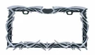 United Pacfic 50033 Tribal Flame License Plate Frame - Black/chrome 1. Fixed Price $24.95.