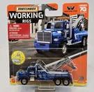Matchbox Working Rigs Western Star 6900XD Heavy Duty Wreck Tow Truck Blue 1/64. Fixed Price $14.95.