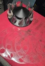 United Pacific 10254 10241 Satin Black Spiked Hub Cover 14 ", New Old Stock. Fixed Price $42.00.