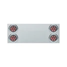 United Pacific 34151 Stainless Steel Rear Center Panel With Red Led And Clear. Fixed Price $221.88.