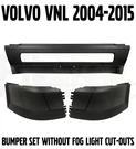 Volvo Vnl Truck Bumper Set Left Right Center Without No Fog Light Cut Hole. Fixed Price $400.00.