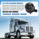 Hvac Blower Motor Kenworth T170 T270 T370 Peterbilt 579 2013 2017 Heater Fan Rep. Fixed Price $119.99.